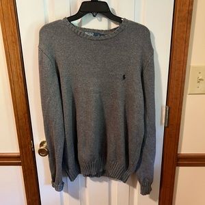 Ralph Lauren Mens Sweater.  Large. Grey